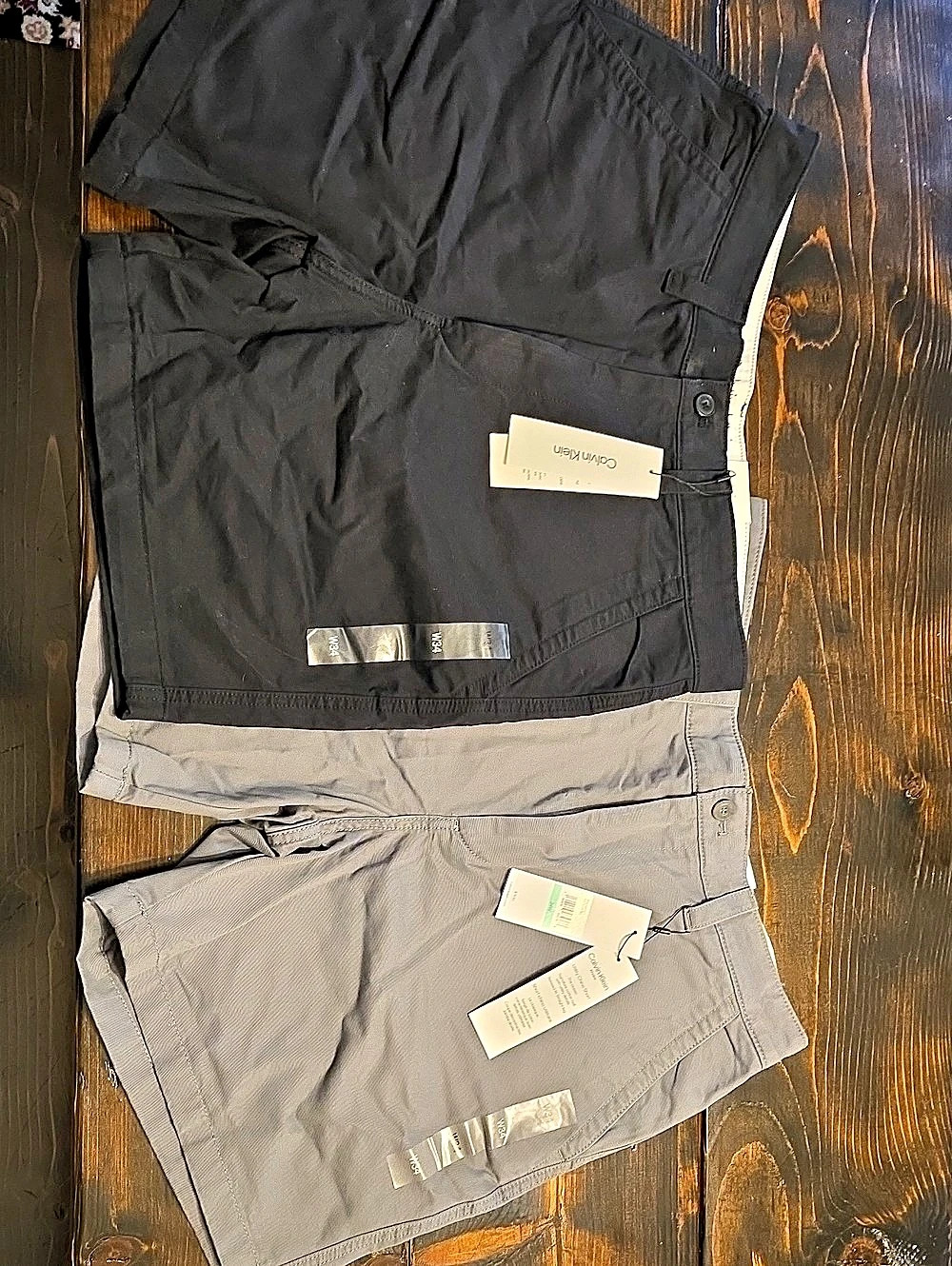 Calvin Klein Utility Chino Short 2-Pair Cotton Utility Chino Shorts 34W NWT
